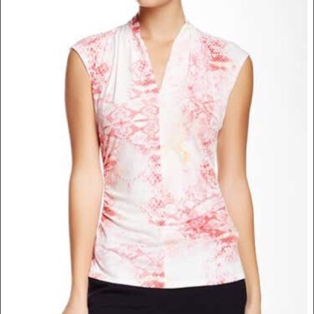 Vince Camuto Brand New V-neck sleeveless Top- Sz S